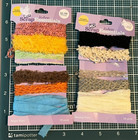 Fiber Art Yarn 11 colors ~3 yards each JoAnn Scrap Essentials Embellishments