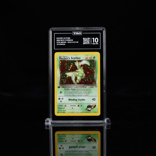 Rocket's Scyther (1st Edition) graded TAG 10 for sale on eBay