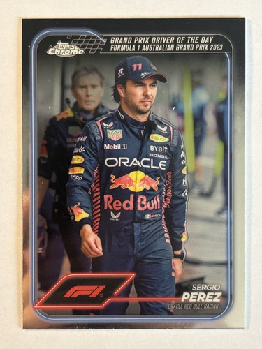 2024 Topps Chrome Formula 1 - Grand Prix Driver of the Day Sergio Perez #161