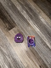 McDonalds Minecraft Grimace Egg Happy Meal w/ Card  Unused Code New Complete