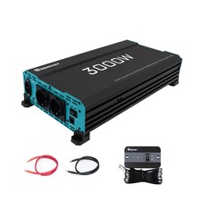 Renogy 3000W/6000W Power Inverter 12v 220v Onda Pura DC 12V in AC 220V con 2 EU