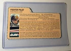 GI Joe ACE 1983 v1 File Card *w/TOP LOADER, Combined Ship* Skystriker Pilot VTG