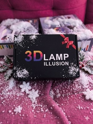Creative 3D Visualization Lamp Frozen Princess Elsa