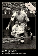 Sam Jones 1991 Conlon Collection TSN Card #174 Washington Senators