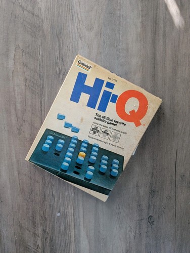 Vintage 1978 HI-Q Gabriel #7120 Solitaire Game COMPLETE - Picture 1 of 11