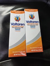 Lot of 2 Voltaren Arthritis Pain Relief Inflamation Gel 1.76 oz 50g EXP 05/2028