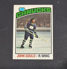 1976-77 Topps #85 John Gould Canucks NM NEAR MINT