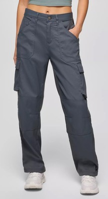 PrAna Women s Stretch Zion Cargo Pants Gray Size 10