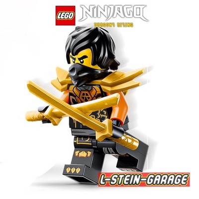 LEGO  Ninjago Minifigur aus Set 71864 Figur Cole mit 2 Schwerter NEU