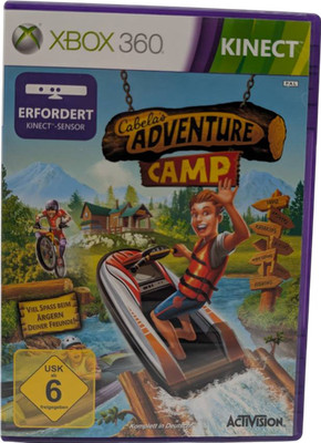 Cabela's Adventure Camp - Xbox 360 Spiel - OVP Anleitung