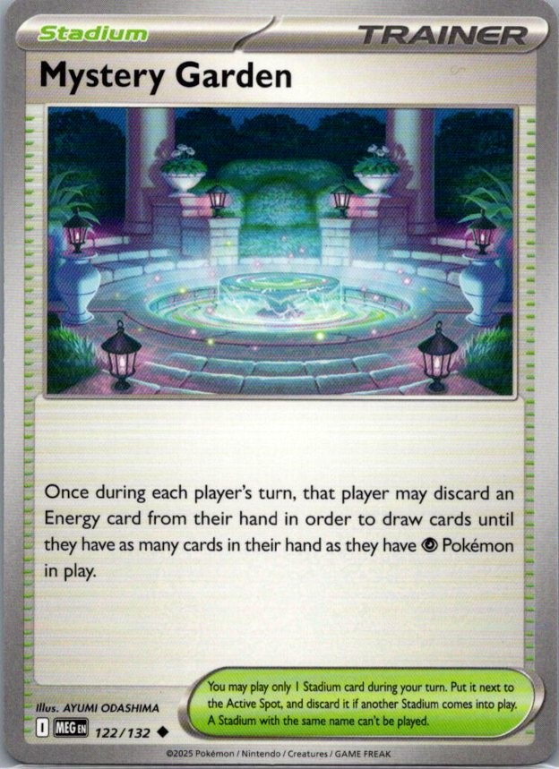 Mystery Garden - 122/132 Uncommon ME01: Mega Evolution NM