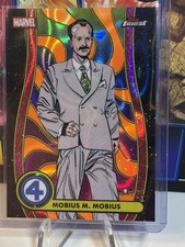 Topps Fantastic Four Finest Marvel – Mobius M. Mobius Blacklight Parallel /25