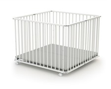 Parc bébé pliant en bois 100 x 100 cm CALI