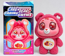 CARING CUTIES SERIES 2 Care Bears 6" Love-A-Lot Bear Vinyl Plush Figure READ