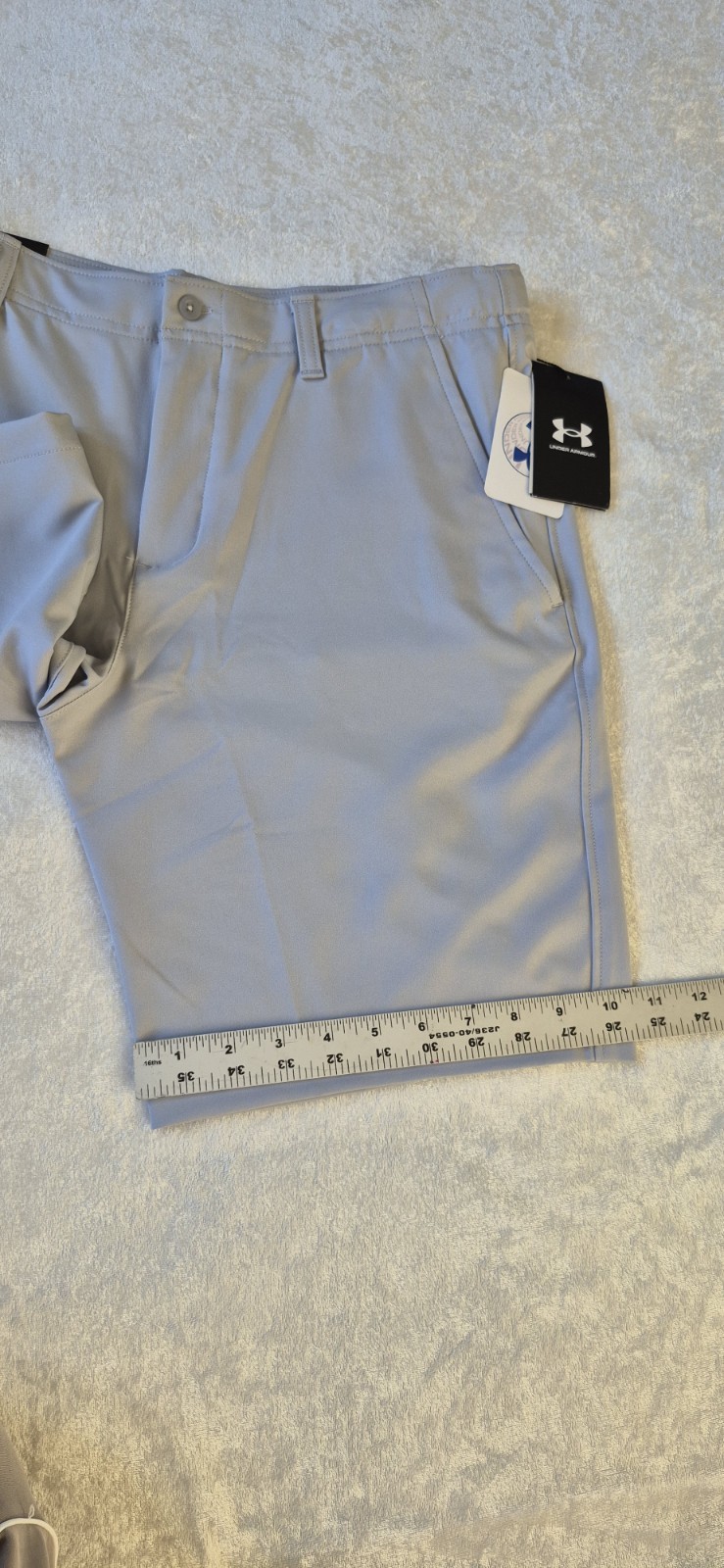 Under Armour Boys' Gray Golf Chino Shorts YXL 100% Polyester Regular Fit Pockets thumbnail 5