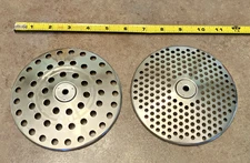 Norpro Food Mill ~ Two Replacement Strainer Blades  ~ 5-3/8" Diameter, Free Ship