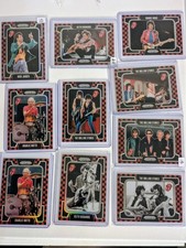 Rolling Stones 10 Card Lot Checkerboard Variations. /179 X 10 Cards Panini Prizm