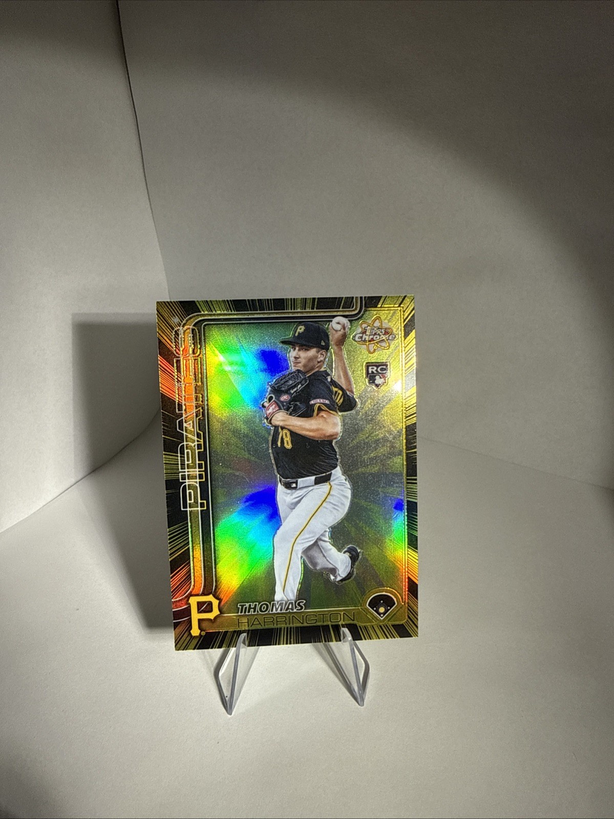 2025 Topps Chrome Update Series -Radiating Rookies Thomas Harrington #RR-27 (RC)