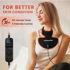 Viconor Neck/Chest Red Light Therapy FDA Cleared, Firming,Smoother,Glowing Skin.