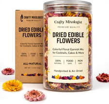 Dried Edible Flowers for Cake Decorating & Cocktails ? Edible Flowers (50G, ~67P