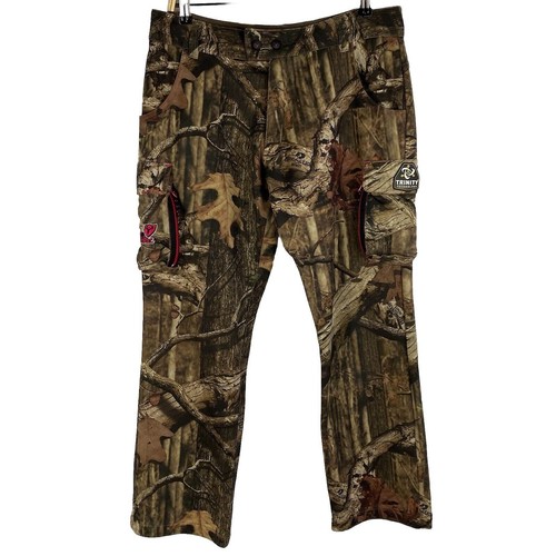 Scent Blocker Cargo Hunting Pants Women Medium Camo Outdoor Adventure Hiking