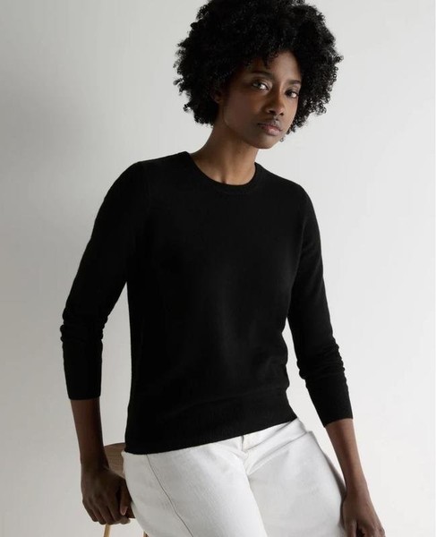 Women Deane & White Sweater Black Cashmere L