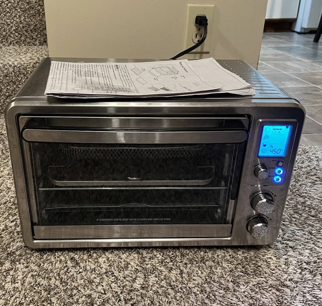 Hamilton Beach 31193 Digital Crisp Air Fry Toaster Oven 6 Versatile Setting D151
