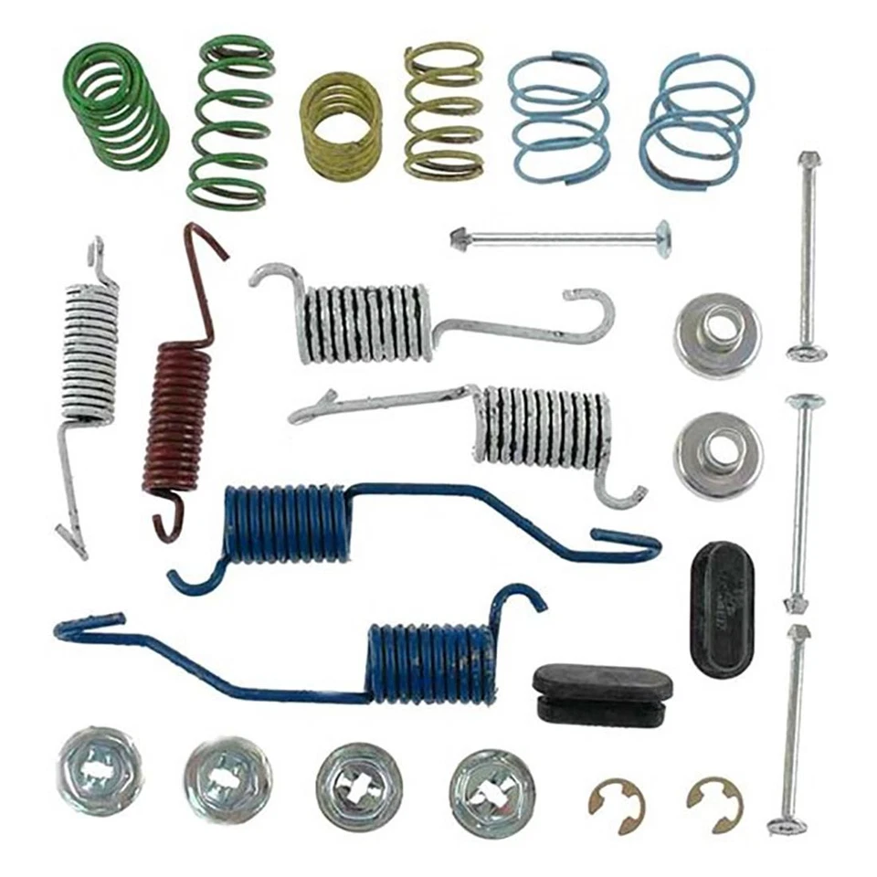 Kit de herrajes de tambores de freno y zapatas de freno trasero para Chevrolet Astro 1987-1989 Foto 2 de 4