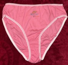 Old Navy 2003 Girl Y2K Vintage Teen Pink Cotton 14 Panty Hi-Cut Underwear Bikini
