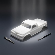 1:30 Truck Karosserie passgenau Karosserieschale transparent f&uuml;r Hobbywerkstatt