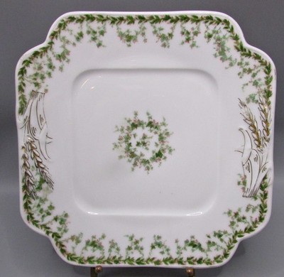 4 Haviland Square Luncheons - Vines & Berries -Schleiger 543 variant Club Weight