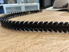 Tony Llama Vintage Black And Silver Belt