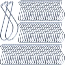 100 Packs Hook Clips Ceiling Tile Hooks T-bar Drop Ceiling Clips for Office, ...
