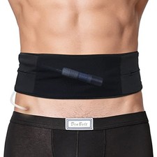 Breathable Peritoneal Dialysis Belt with Mesh Pouch PD Medium Pack of 1 Black