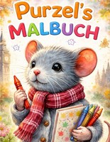 Malbuch FüR Kinder - Purzel's Malbuch, 32 Seiten, Bunt, Kreativ, Zeichnen