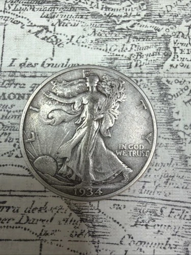 1934 Walking Liberty Half Dollar - Fine - WH12