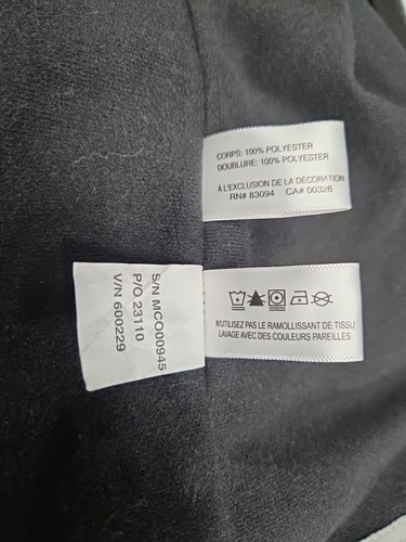 Cutter & Buck CB WeatherTec Jacket Mens XL Grey Fleece Lined Weatherproof Zip - Picture 13 of 13