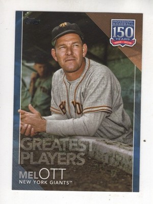 2019 Topps Greatest Players Mel Ott Blue #GP-20