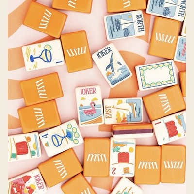 Baja Mahj Inspired 3-Layer American Mahjong Tiles