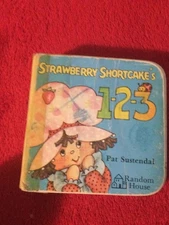 Vintage Strawberry Shortcake 1 2 3 Book Chunky Book Random House 🍓SSC VTG