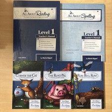 Lot 5 All About Reading + Spelling Level 1 Te...