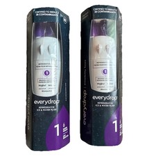 2 New Genuine OEM Whirlpool Refrigerator EveryDrop 1 Water Filter EDR1RXD1