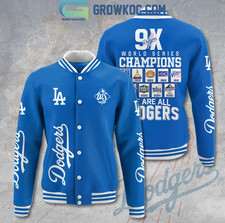 Los Angeles Dodger 9X World Series Champions We Are All Dodgers Baseball Jacket