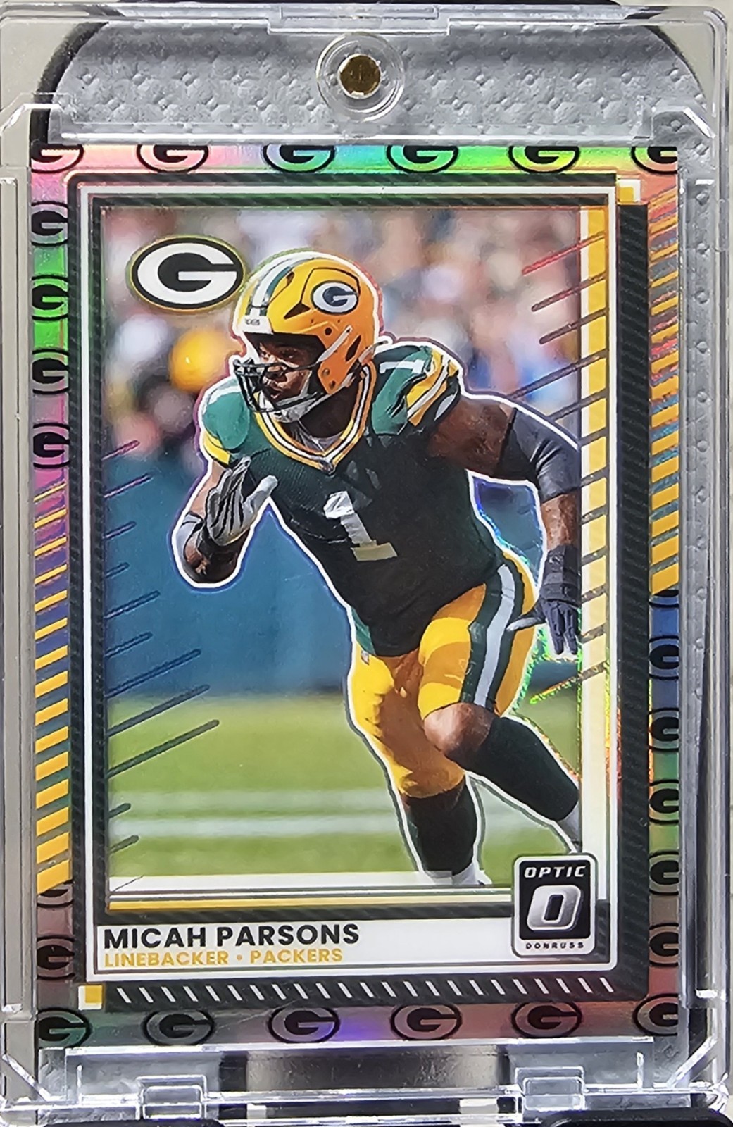 Micah Parsons Packers Team Logo 19/32 🔥 2025 Panini Donruss Optic - #85