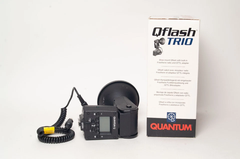 Tested Minty Quantum Qflash Trio QF8N w box Flash for Nikon - Image 2 of 4