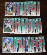 1992 FLEER BASEBALL TORONTO BLUE JAYS TEAM SET WORLD SERIES CHAMPIONS EX FEB084