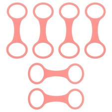 6pcsSilicone Snorkel Mask Strap Keeper Holder - Diving Snorkel Clip - Dive Mask