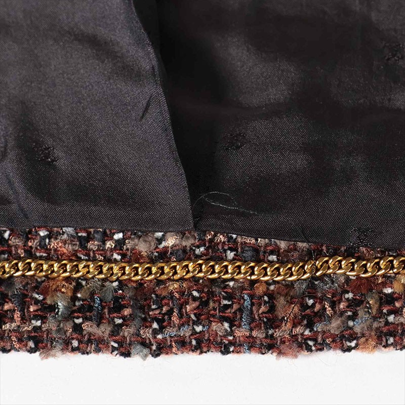 Authentic CHANEL COCO Button Wool x Rayon Jacket … - image 12