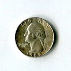 1964-P Washington Quarter 90% Silver | Uncertified Circulated