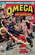 OMEGA THE UNKNOWN #6, JANUARY 1977! VF CONDITION! MARVEL BRONZE AGE CLASSIC!